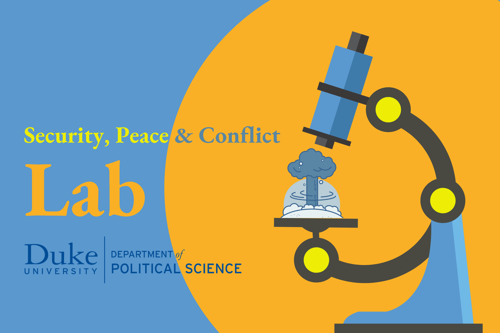 Security, Peace &amp; Conflict flyer